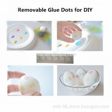Clear Removable Glue Dots Fix Video Brochure Components